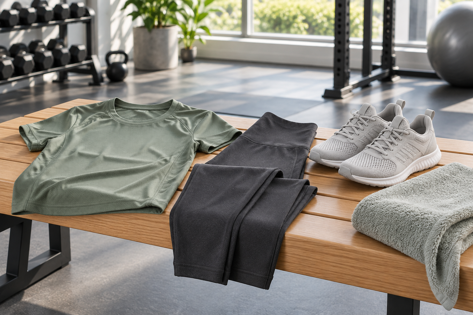Perfekte Mode für das Fitness-Workout